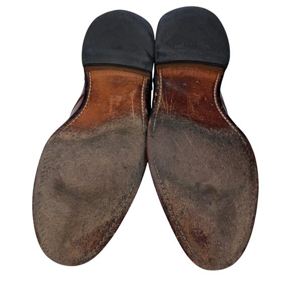 Allen Edmonds Lexington Cap Toe Oxford 10.5D Brown Dress Shoes main image 5